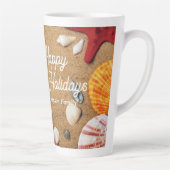 熱帯海航海の沿岸の夏休み カフェラテマグ (右)