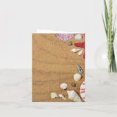 熱帯海航海の沿岸の夏休み シーズンカード (裏面)