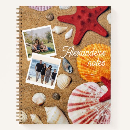 熱帯海航海の沿岸の夏休み ノートブック (正面)