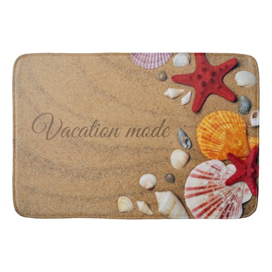 熱帯海航海の沿岸の夏休み バスマット (正面)