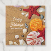 熱帯海航海の沿岸の夏休み フェイバータグ (裏面)