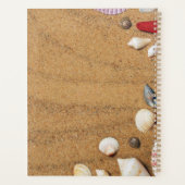 熱帯海航海の沿岸の夏休み プランナー手帳 (裏面)