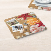 熱帯海航海の沿岸の夏休み ペーパーコースター (アングル)