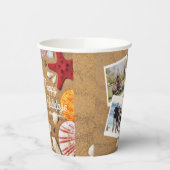 熱帯海航海の沿岸の夏休み 紙コップ (左)