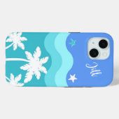 熱帯海風とヤシの木iPhoneケース Case-Mate iPhoneケース (裏面 (横))