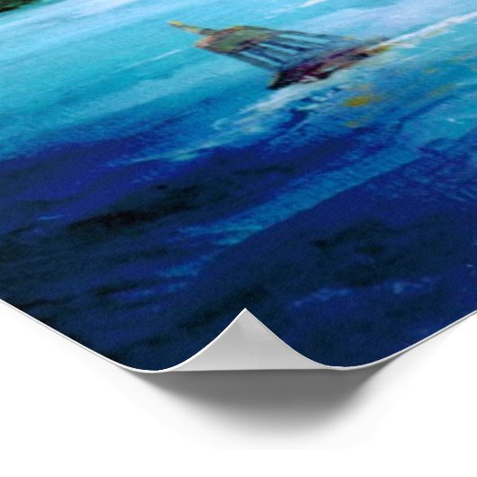 熱帯海 ポスター (角)