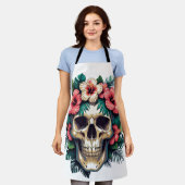 熱帯減衰：開花とボーン エプロン (着用した状態)