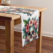 熱帯減衰:開花とボーン ショートテーブルランナー (インサイチュ)