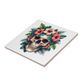 熱帯減衰:開花とボーン タイル (側面)