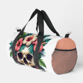 熱帯減衰：開花とボーン ダッフルバッグ (右コーナー)