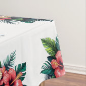 熱帯減衰:開花とボーン テーブルクロス (インサイチュ)