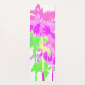 熱帯熱可逆性ネオンハワイアンヤシ ヨガマット (裏面)
