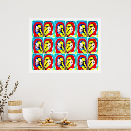 熱帯熱芸術 ポスター (キッチン)