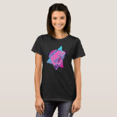 熱帯爬虫類動物ペットリザードベーパウエーブイグア Tシャツ (正面フル)
