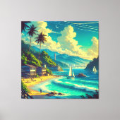 熱帯琉球の夢 キャンバスプリント (正面)