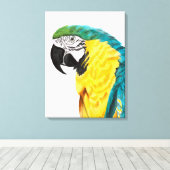 熱帯産オウム キャンバスプリント (インサイチュ (ウッドフロア))