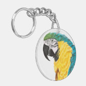 熱帯産オウム キーホルダー (正面左)