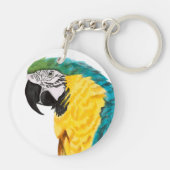 熱帯産オウム キーホルダー (裏面)