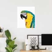 熱帯産オウム ポスター (ホームオフィス)