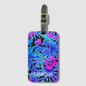 熱帯男らしハワイアン ラゲッジタグ (正面縦)