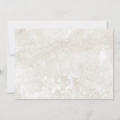 熱帯白オーキッド結婚の発表 (裏面)