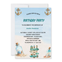 熱帯砂ビーチボトル夏誕生日