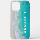 熱帯砂ビーチ海グラッドクラス Case-Mate iPhoneケース (裏面)