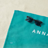 熱帯砂ビーチ海冒険が始まる ビーチタオル (インサイチュ)