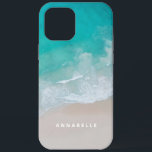 熱帯砂ビーチ海晴モダンれ波 iPhone 12 PRO MAX ケース<br><div class="desc">熱帯砂ビーチ海晴れ波モダンデザイン。</div>