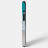 熱帯砂ビーチ海晴モダンれ波 iPhoneケース (左側面)