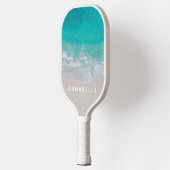 熱帯砂ビーチ海熱い腫瘍モダン ピックルボールラケット (左)