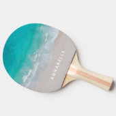 熱帯砂ビーチ海熱い腫瘍モダン 卓球ラケット (横)