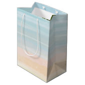 熱帯砂マンとパームツリーミディアム抱き枕 ミディアムペーパーバッグ (裏面アングル)