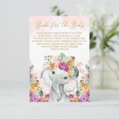 熱帯秋フローラゾウベビー用ブック エンクロージャーカード (スタンド正面)