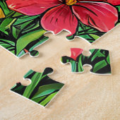 熱帯竹林のゴリラ ジグソーパズル (側面)