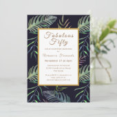 熱帯第50回グリーン金ゴールド誕生パーティー 招待状 (スタンド正面)