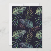 熱帯第50回グリーン金ゴールド誕生パーティー 招待状 (裏面)