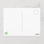 熱帯糸ボールストリングパターン ポストカード (裏面)