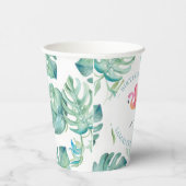 熱帯紙カップパーソナライズされた 紙コップ (右)