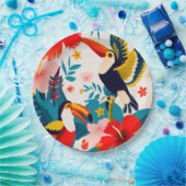 熱帯紙パーティープレート ペーパープレート (パーティー)