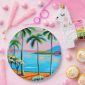 熱帯紙パーティープレート ペーパープレート (パーティー)