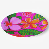 熱帯紙パーティープレート ペーパープレート (アングル)