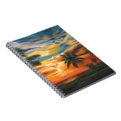 熱帯素晴らし夕日 ノートブック (右側)