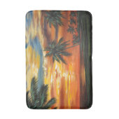 熱帯素晴らし夕日 バスマット (正面縦)