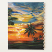 熱帯素晴らし夕日 プランナー手帳 (裏面)