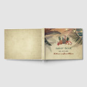 熱帯素朴ビーチ結婚式 ゲストブック (全面)