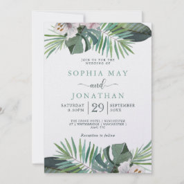 熱帯素朴結婚のヤシの夏 シーズンカード