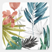 熱帯組成 スクエアシール (正面)