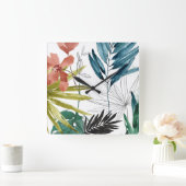 熱帯組成 スクエア壁時計 (ホーム)