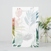 熱帯組成 便箋 (スタンド正面)